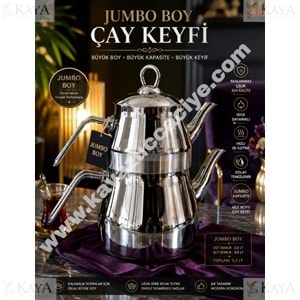 ZEN ÇAYDANLIK DEFNE JUMBO BOY SİLVER KULP 1*6