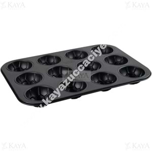 ÖZDENFA TEFLON MUFFİN KEK KALIBI 12 Lİ 1*60
