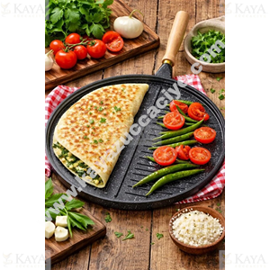 BRİLLANT GÖZLEME VE IZGARA ÇİFT TARAFLI GRANİT TAVA 36 CM 1*13