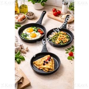 BRİLLANT TAVA SETİ NOVA 3 LÜ 18-20-22 CM 1*7