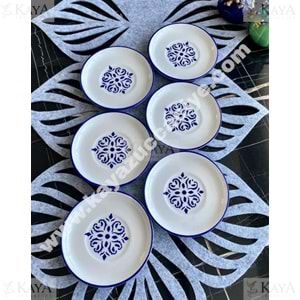 ALİNA HOME DEKORLU ISIRGAN MODEL ÇAY TABAĞI 1*60