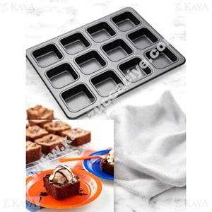 BZD IVORY TEFLON BROWNIE KALIBI KARE 12 SIRA 1*60