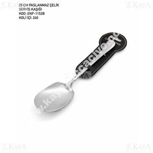 ENF CHEF PRİME SERVİS KAŞIĞI METAL BÜYÜK BOY 25 CM