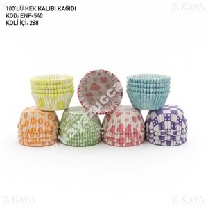ENF CHEF PRİME KEK KALIBI MUFFİN DESENLİ 11 CM 1*12