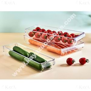 EMHOUSE CLEAR ORGANIZER MAXİ KAPAKLI 1*12