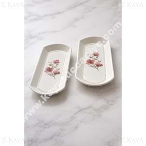 ALİNA HOME FERRERO DALGALI KÜÇÜK OVAL KELEBEK KAYIK 22 CM 1*12