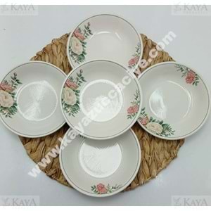 ALİNA HOME FLORA KÜÇÜK YEMEK TABAĞI 17 CM 1*18