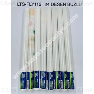 BZD LOTUS YAPIŞKANLI FOLYO PVC 2 MT BUZ DESEN 1*96