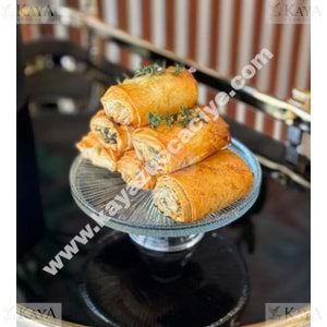 ALN GLASSCOM 16 CM AYAKLI SERVİS TABAĞI 2 Lİ 1*12