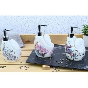 GNL PORSELEN SÜNGERLİKLİ SIVI SABUNLUK 1*24