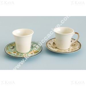 OKS KAVALYE RETRO 2 Lİ KAHVE TAKIMI 1*22