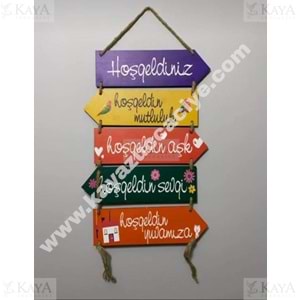 GLS İPLİ 5 Lİ YÖN TABLO RENKLİ 7,5x24,5 CM