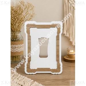 GLS AHŞAP FOTOĞRAF ÇERÇEVESİ 10x15 CM DİKEY YATAY