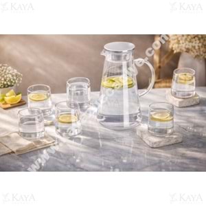 DİAMONDS CAM SU TAKIMI 7 PARÇA 1800 ML x 300 ML 1*8