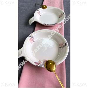 ALİNA HOME HALE KULPLU SALATA KASESİ 22,5 CM 1*8