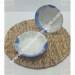 ALİNA HOME HAYAT AĞACI KÜÇÜK YEMEK TABAĞI 17 CM 1*18