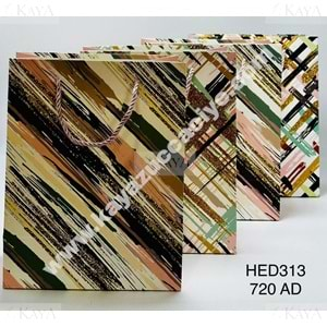 BZD IVORY DESENLİ 23X18 CM HEDİYELİK ÇANTA 1*12