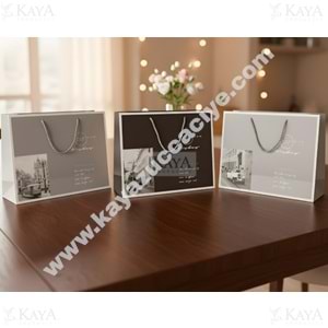 BZD IVORY HEDİYELİK ÇANTA DESENLİ 24x20 CM 1*12