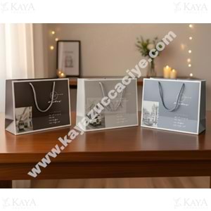 BZD IVORY HEDİYELİK ÇANTA DESENLİ 32x26 CM 1*12