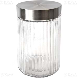 DELİ GLASS CAM KAVANOZ METAL KAPAK 1250 ML 1*6