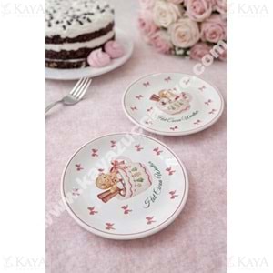 ALİNA HOME HOT COCOA YUVARLAK TATLI TABAĞI 16 CM 1*20