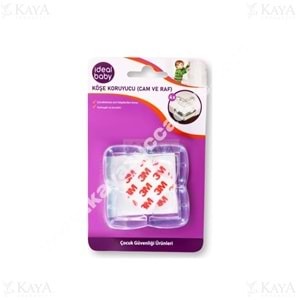 İDEAL BABY KÖŞE KORUYUCU ( CAM VE RAF ) 4 LÜ 1*24