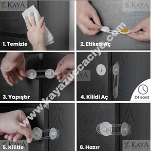 İDEAL BABY ÇOK AMAÇLI DOLAP ÇEKMECE KİLİDİ 1*24