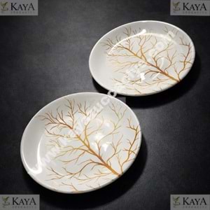 ALİNA HOME IHLAMUR YUVARLAK TATLI TABAĞI 14,5x14,5 CM 1*20