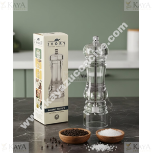 BZD IVORY AKRİLİK BAHARATLIK ÖĞÜTÜCÜ DEĞİRMEN 18 CM 1*72