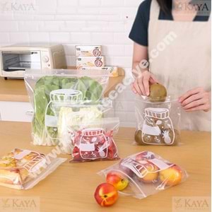 BZD IVORY BUZDOLABI POŞETİ KİLİTLİ 12 Lİ 27x32 CM 1*200