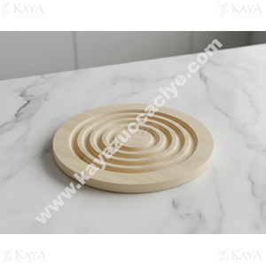 BZD IVORY BAMBU NİHALE YUVARLAK 17 CM 1*150