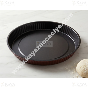 BZD IVORY FIRIN TEPSİSİ TEFLON TURTA KALIBI 30 CM 1*100