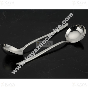 BZD IVORY ÇELİK SERVİS KEPÇE 25 CM 1*24