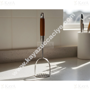 BZD IVORY PATATES EZİCİ AHŞAP SAPLI 304 METAL 34 CM 1*48