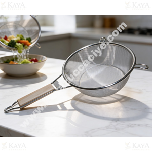 BZD IVORY SÜZGEÇ METAL SAP AHŞAP KULPLU 20 CM SÜZGEÇ 1*72