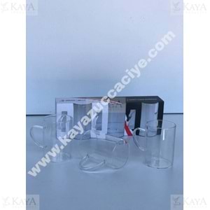 ALİNA CAM BOROSİLİKAT 3 LÜ TERMESİL KUPA 1*24