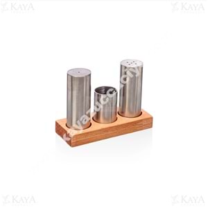 KISMET METAL BAHARATLIKLI VE TUZLUK TAKIMI 3 LÜ