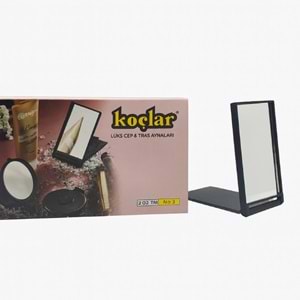 KOÇLAR AYNA KÖŞELİ CEP AYNA NO:2 1*24