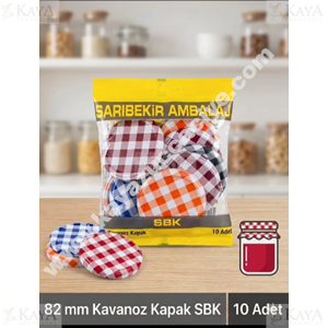 SBK KONSERVE KAPAĞI 82 mm METAL KAPAK 10 LU PAKET 1*39
