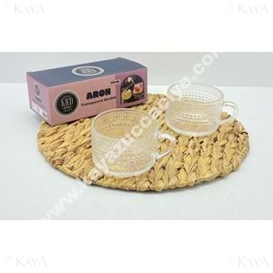 KRD HOME ARON TRANSPARENT KULPLU BARDAK 1*18