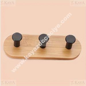 KRD BAMBU 3 LÜ OVAL YAPIŞKANLI ASKILIK 1*20