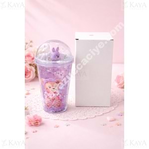 KRD PİPETLİ BARDAK AKRİLİK DESENLİ 1*60
