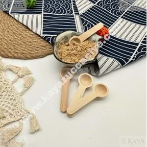 BZD IVORY BAMBU BAHARAT ÖLÇEK KAŞIĞI 100 LÜ 1*100