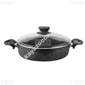 LAVONNİ DİEZ GRANİT BASIK TENCERE EZME BAKALİT KULP 30 CM 1*4