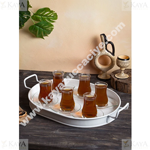 EGE METAL LOTUS TEPSİ 40 CM OVAL KULPLU 1*12