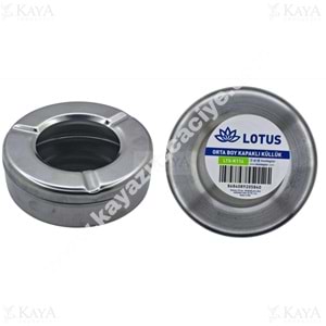 BZD LOTUS KÜL TABAĞI METAL KÜLLÜK KAPAKLI ORTA BOY 1*10