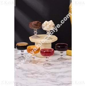 LVN CRYSTELLA CAM AYAKLI 6 LI SUNUMLUK 6,5x8 CM 1*24