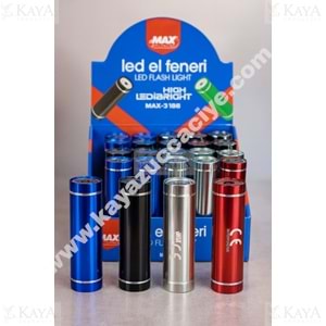 ZMAX LAMBA LEDLİ EL FENERİ 9 CM 1*24