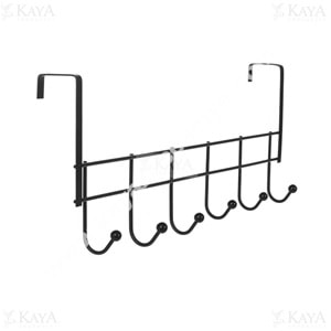 ALKA METAL ASKI AMERİKAN KAPI ARKASI SİYAH 6 LI ASKI 1*5