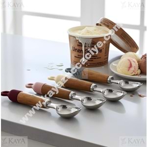 BZD IVORY AKASYA SAPLI DONDURMA KAŞIĞI 1*24